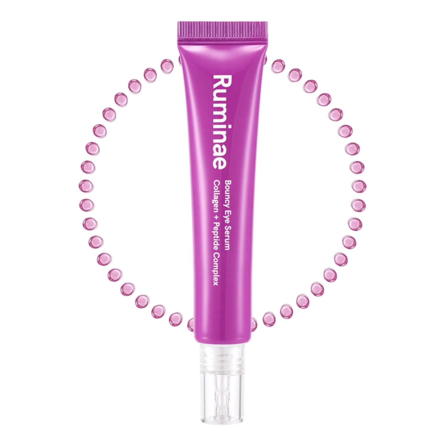 Bouncy Eye Serum – Vegan Collagen   Peptide 12 | Korean Jelly Depuffing Eye Serum for Puffiness & Fine Lines | Hydrating, Non-Irritating (30ml / 1.01 fl oz)