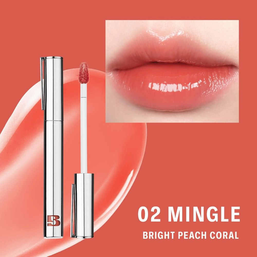BRAYE Thin Glow Tint | Effortless Pen Tint | Hydrating Water-Grip Shine | Vegan & Cruelty-Free | Long-Lasting Buildable Color l 02 MINGLE
