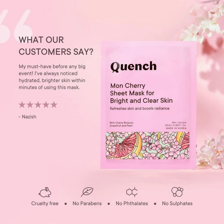 Brightening & Skin Clarifying Sheet Mask with Cherry Blossom Radiance - 25 ML