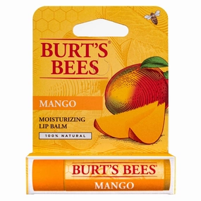 Burt's Bees Moisturizing Lip Balm, Mango 0.15 oz (Pack of 12)