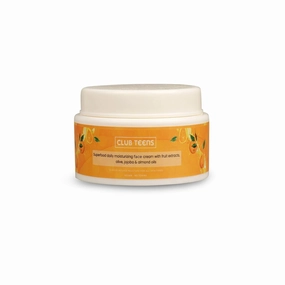 C Teens Vegan Face Moisturizing Cream, Designed for Teenagers, With Rejuvenating Properties, Organic,Glycerin, Coconut Oil & Almond Oil - 50 GM