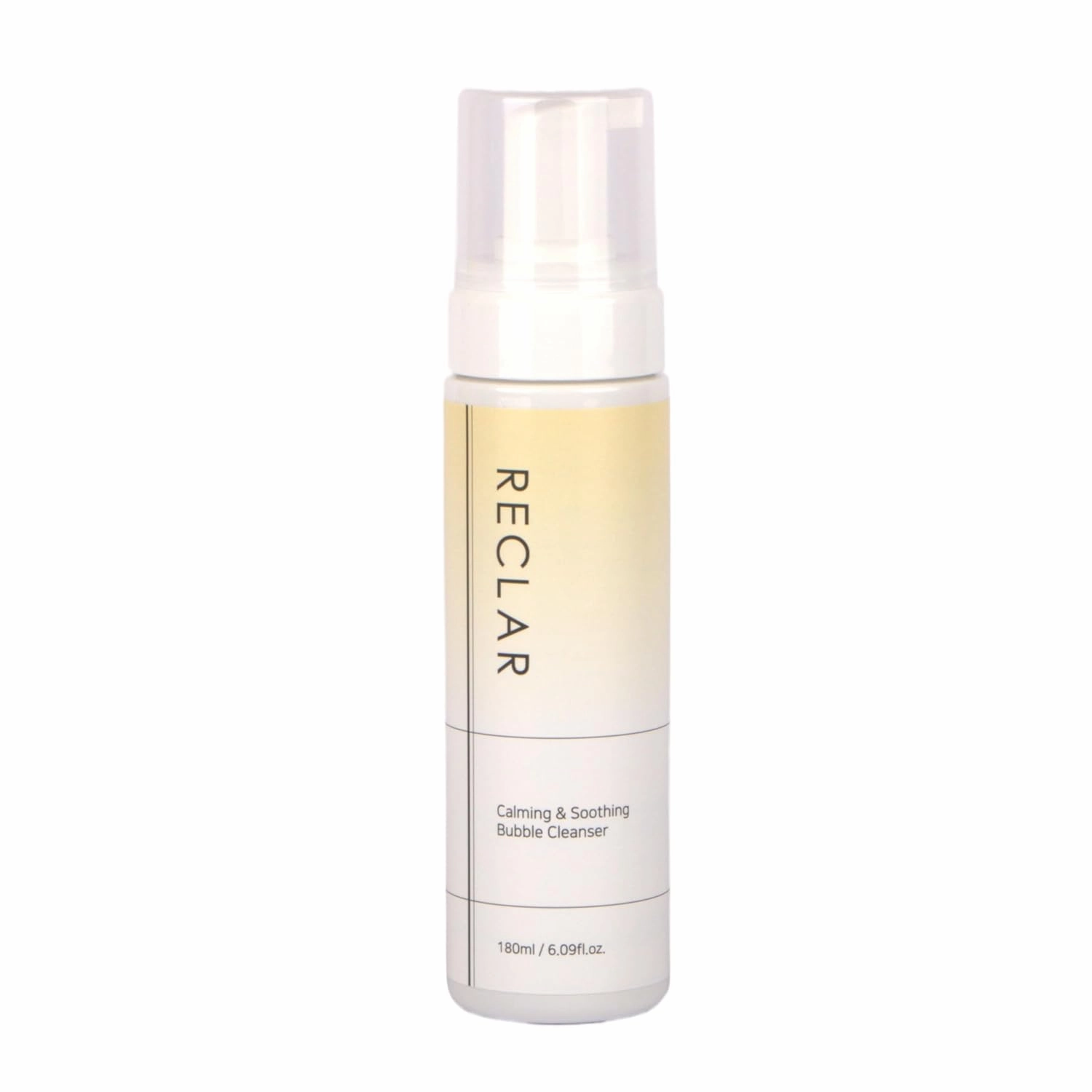 Calming & Soothing Bubble Cleanser, 6.09 fl oz, Korean Skincare, Centella Asiatica, Buckwheat Extract, Aloe Vera, Chinese Lemon Balm Extract, Clear