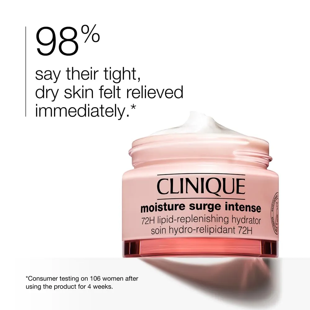 Clinique Moisture Surge Intense 72H Lipid-Replenishing Hydrator Face Moisturizer With Aloe Water   Cica | Hydrating   Moisturizing