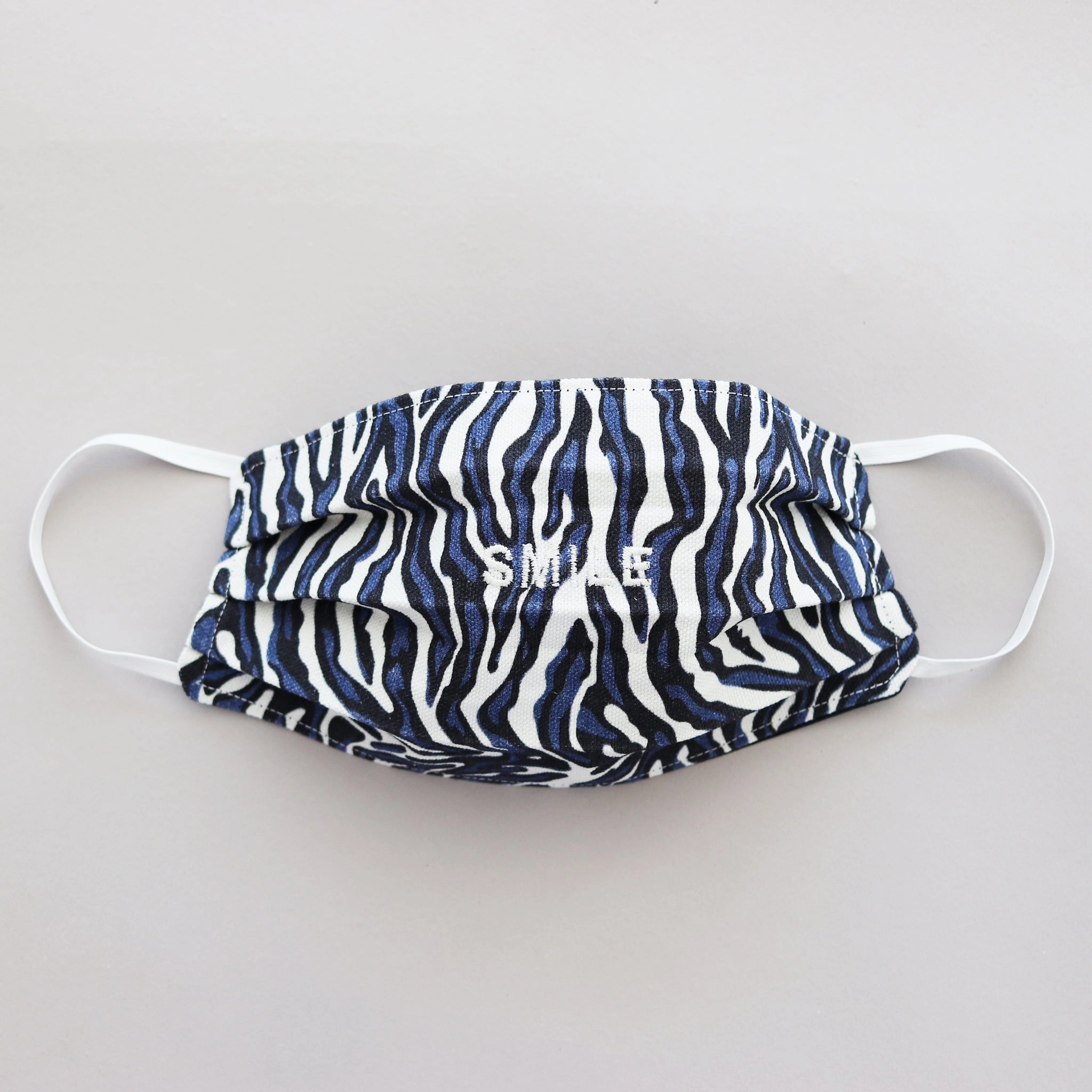 Cloth Face Mask - Zebra Falsterbo Ocean