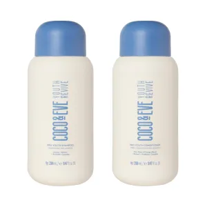 Coco & Eve Pro Youth Shampoo & Conditioner. For Strength, Shine, Volume and Healthy Scalp. With Honey, Retinol, Prebiotics. (9.47 fl oz / 280 ml)