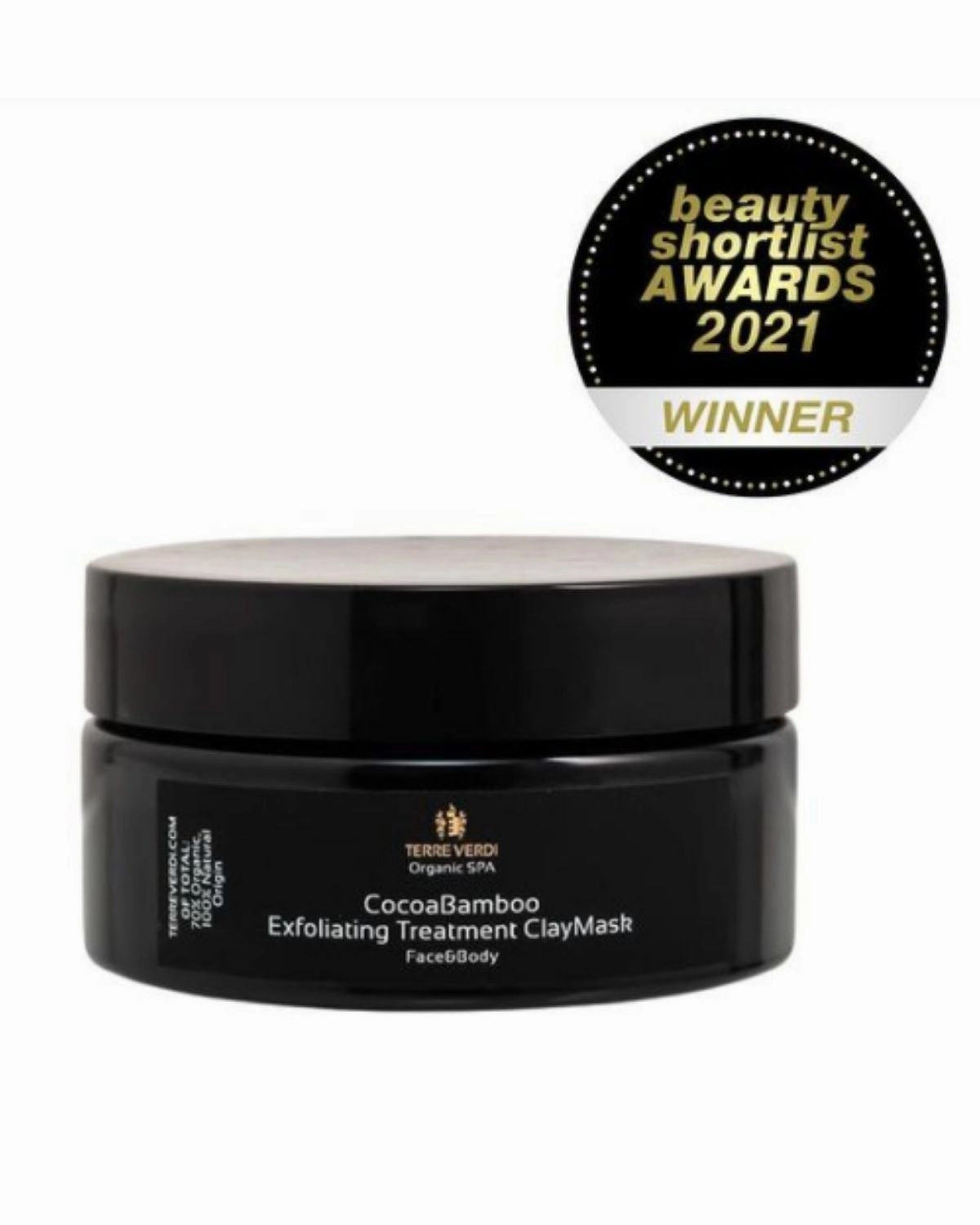 Cocoa Bamboo Exfoliating Clay Mask for Face and Body