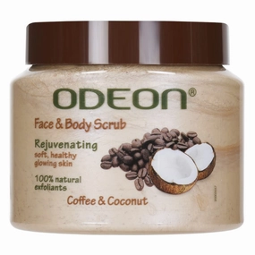 Coffee and Coconut Scrub (300ml) I Exfoliating Face & Body Scrub for Tan Removal I Rejuvenating Scrub for All Skin Types