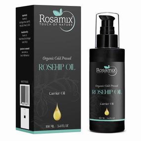 COLD PRESSED ROSEHIP OIL - 100% Pure and Natural Moisturizing Face, Hair, Body, Skin Care, 100ml