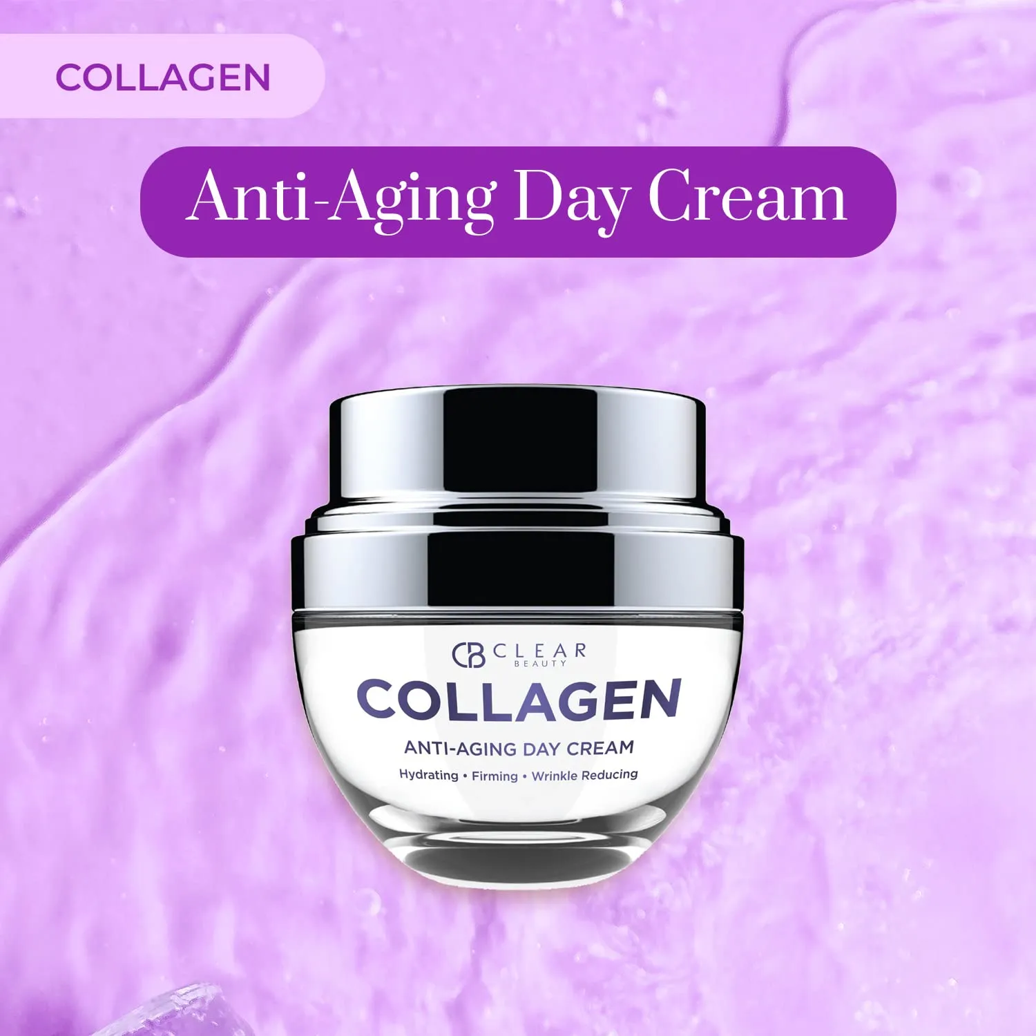 Collagen Day/Night Moisturizer Set - Dermatologist Tested, Reduces Blemishes, Wrinkles & Fine Lines, Hydrating, Anti-Aging, Cruelty-Free Korean Skin Care, All Skin Types