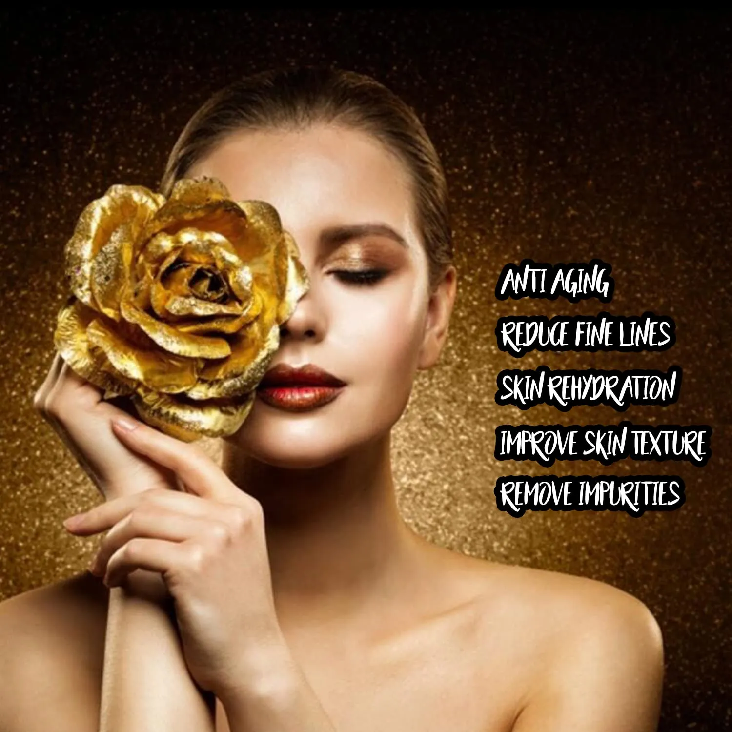 Collagen Face Sheet Mask (15 PCS) - Collagen Anti-Aging Korean Face Sheet Mask for All Skin Types -Facial Sheets of Luxury with Collagen & 24K Gold (Ice Blue)