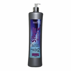 Conditioner and Mask Silver Blond Post-Chemical Professional (1000ml) – Professional Line Care for Blonde Hair Line Hair Care Solution- instant de-yellowing mask ph 6.0 (Step 2)