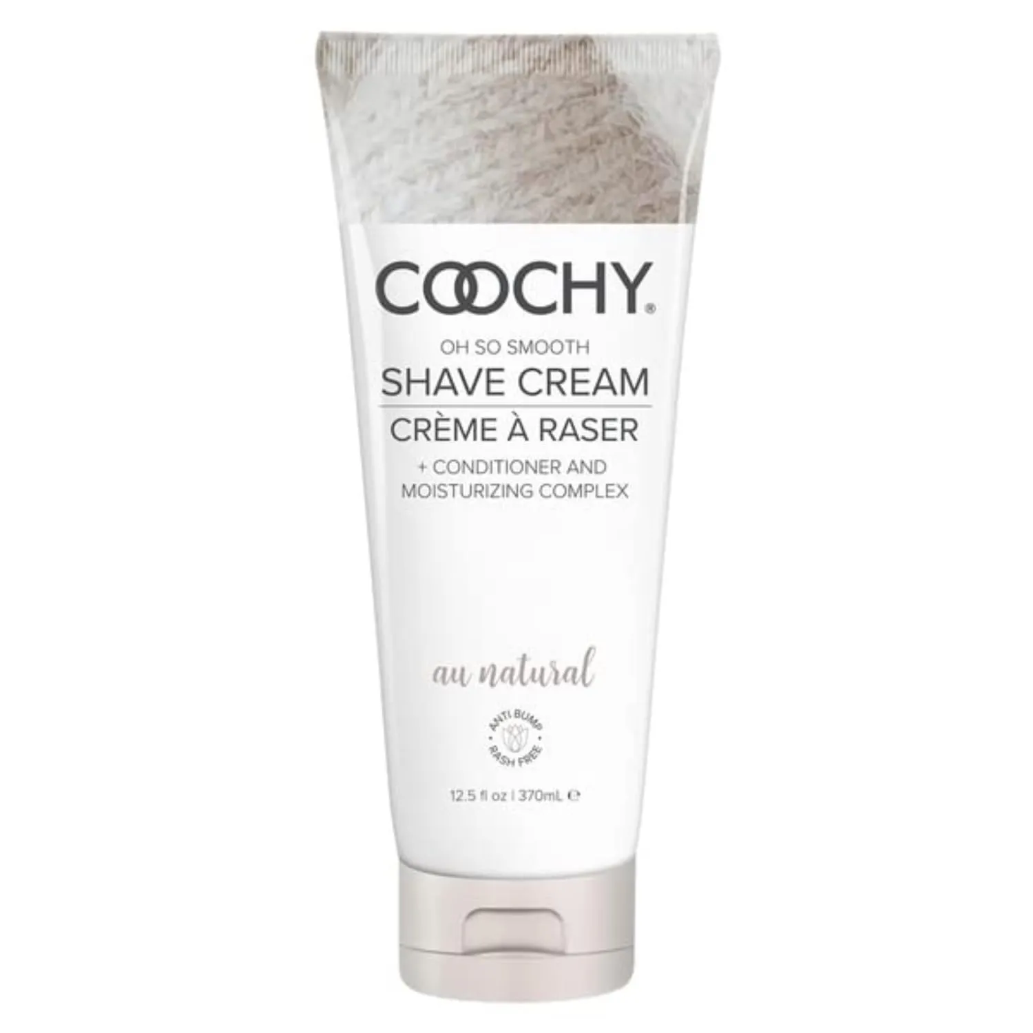 Coochy Intimate Shaving Cream | Shave Conditioner & Moisturizer for Face & Body | Ideal for Sensitive Skin Care, Anti-Bump | Au Natural, 12.5 oz