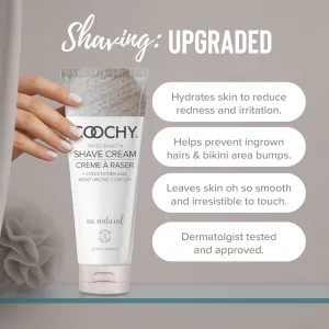 Coochy Intimate Shaving Cream | Shave Conditioner & Moisturizer for Face & Body | Ideal for Sensitive Skin Care, Anti-Bump | Au Natural,32 oz