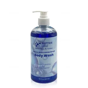 Copper Peptide Body Wash – Anti-Aging Skin Renewal, Deep Hydration, Wrinkle Reduction, and Collagen Boost – Soothing, Paraben-Free Formula, 16.9 oz