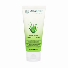 COSMETICS KOREA Aloe Vera Foam Face wash for Hydrating, Soothing and Nourishing | For All Skin Types | For Women & Men | SLS and Paraben Free | Made In Korea - 80ml
