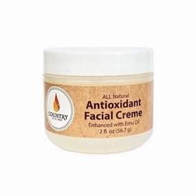 Country Divine All Natural Antioxidant Moisturizer Facial Creme With Emu Oil 2 oz. Jar