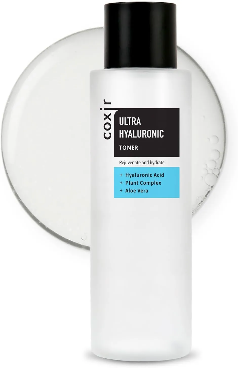 coxir Ultra HYALURONIC Acid Toner | HYDRATION-14-Complex| Hydrating, Smoothing, Calming, Moisturizing, Paraben Free, Cruelty Free, Korean Skin Care [150ml/5.07 fl.oz.]