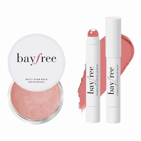 Cream Blush for Cheeks Radiant Finish, Hydrating, Creamy, Lightweight & Blendable Color, Vegan & Smooth Lip Color Balm, Hydrating Vitamin E