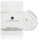 Credentials Vitamin C Creme – Brightening & Hydrating Face Moisturizer with Aloe Vera, Grape Seed & Grapefruit Peel Oils, Boosts Collagen, Soothes & Protects Skin