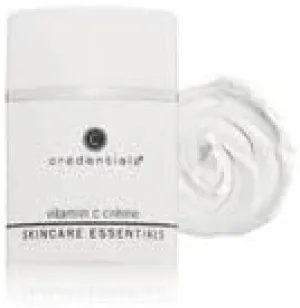 Credentials Vitamin C Creme – Brightening & Hydrating Face Moisturizer with Aloe Vera, Grape Seed & Grapefruit Peel Oils, Boosts Collagen, Soothes & Protects Skin