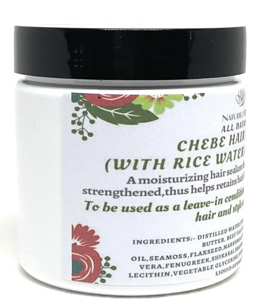 Croton Zambesicus (also know as shebe powder) Hair Growth Cream|Leave in Conditioner|With Fermented Rice Water & Tallow|Aloe Vera|Sea Moss (Scented, 4 oz)