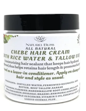 Croton Zambesicus (also know as shebe powder) Hair Growth Cream|Leave in Conditioner|With Fermented Rice Water & Tallow|Aloe Vera|Sea Moss (Scented, 4 oz)