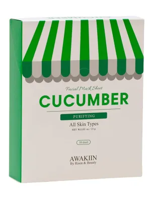Cucumber Face Mask (10 Sheets)