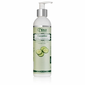 Cucumber Milky Cleanser Non Foaming Refreshing Removes Dirt MakeupIdeal for Oily Skin Soft Suple & Radiant Skin 8 fl. oz. 250 ml.