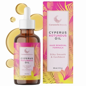 Cyperus Rotundus Oil - 60ml Natural Cyperus Rotundus Oil For Hair Removal, Moisturizing & Soothing Cyperus Oil For Reducing Body Hair Growth, Hair Removal Oil Ideal for All Skin Types