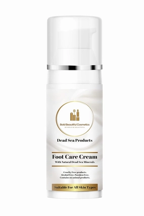 Dead Sea Minerals Foot Care Cream Deep Moisturizing Formula 1.69 oz