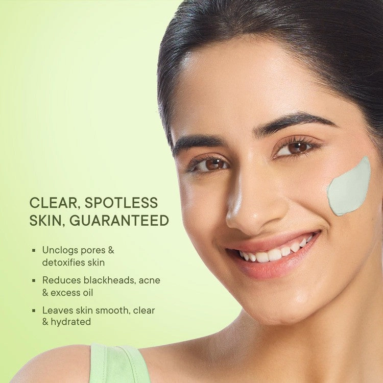 Deep Cleansing Green Clay Mask with Avocado Vitamins C & E - 50 ml