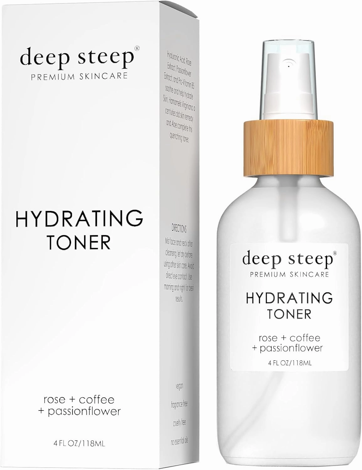 Deep Steep- Skin Care Line- Toners (Hydrating Toner, 4 oz)