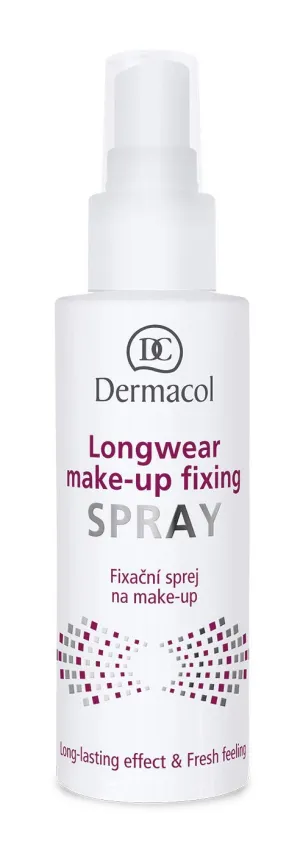 Dermacol Longwear Makeup Setting Spray, Long-lasting, Matt Finish, Smudge-proof & Transfer-resistant Makeup, All-Day Wear, Refreshing & Hydrating - 3,4 Fl Oz