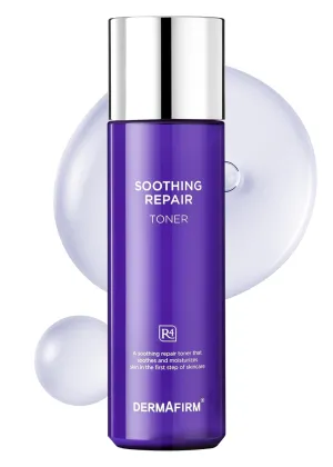 DERMAFIRM Soothing Repair Face Toner R4 | Hydrating Moisturizing & Soothing Toner for Skin Troubles w/Eucalyptus, Peptide & Collagen | Gentle for All Skin Types No Animal Trials No Paraben 6.76 fl oz