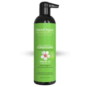 DermOrganic Argan Oil Daily Hydrating Conditioner – Sulfate-Free & Color Safe, 16.9 oz