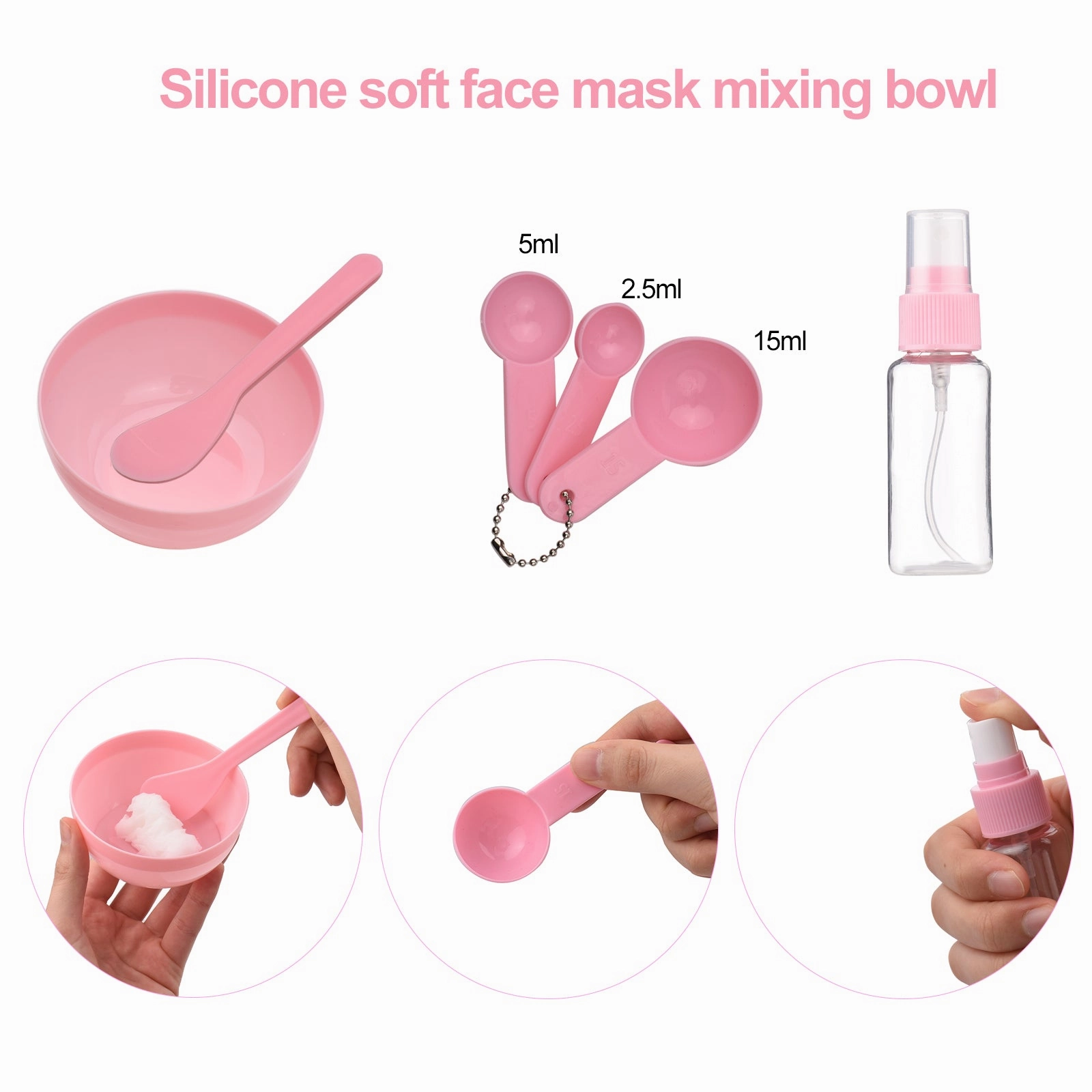 DIY Facemask Mixing Bowl Set - 24 Piece