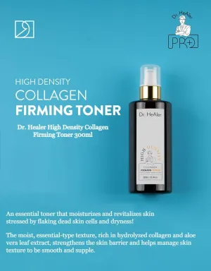 Dr. Healer High Density Collagen Firming Toner 300ml / 10.144 oz. Collagen Toner That firmes and Improves Dry, Lifeless Skin - Korean Skin Care