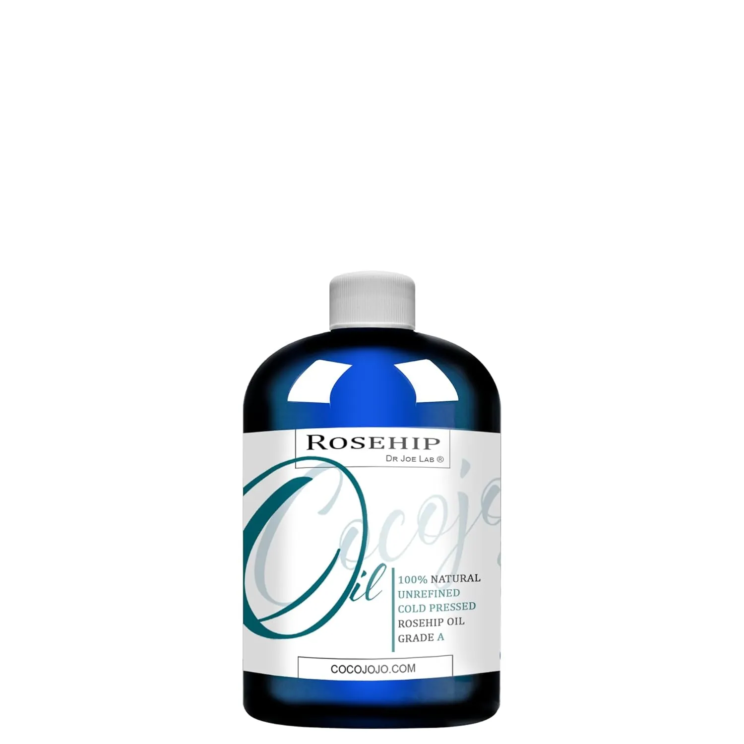 Dr Joe Lab Rosehip Oil 8 oz Pure Natural Cold Pressed Unrefined Extra Virgin Rosehip Seed Oil- for Hair Skin Body Nail and Beard - Moisturizing, Soothing, Hydrating, & Nourishing