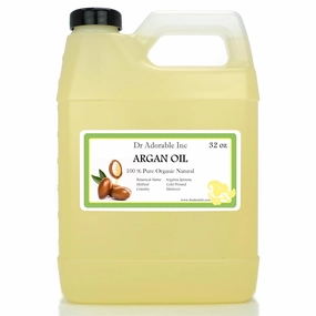 Dr Adorable - 32 oz - Argan Marrakesh Oil - 100% Pure Natural Organic Cold Pressed