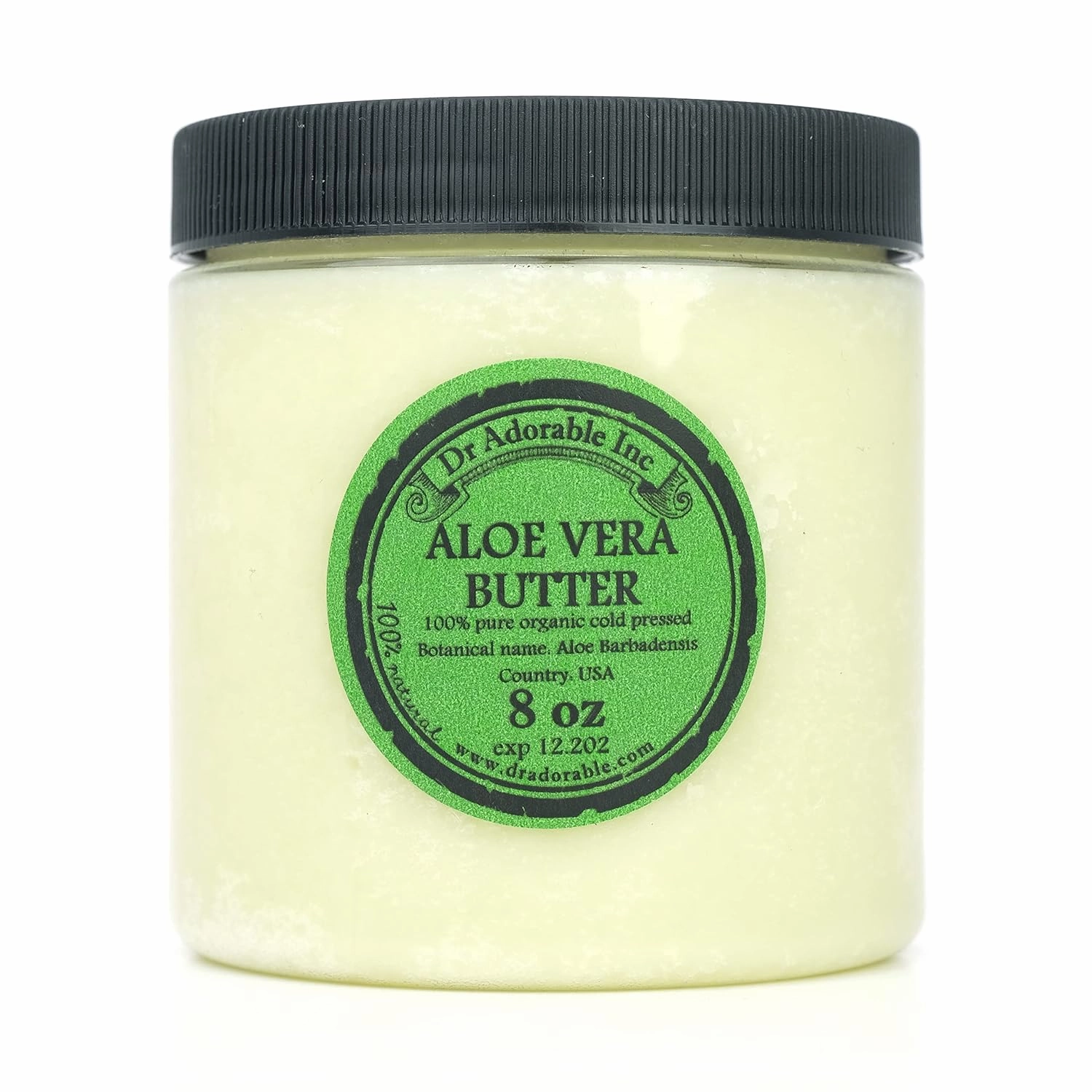 Dr Adorable - 8 oz - Aloe Vera Butter - Pure Natural Premium Organic Cold Pressed