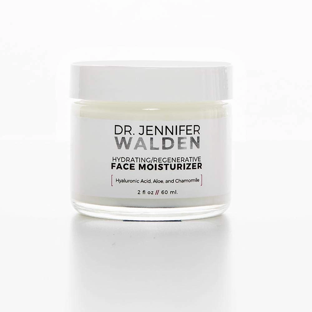 Dr. Jennifer Walden Hydrating Daily Face Moisturizer with Hyaluronic Acid, Aloe, and Chamomile - Non-Greasy, Lightweight & Ultra-Hydrating