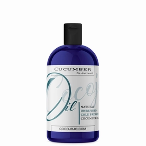 Dr Joe Lab Cucumber Seed Oil - Pure, Unrefined, Cold Pressed, Undiluted, Non-GMO, Virgin Carrier Oil for Skin, Hair, Nails, Body, Face, Beard - 16 Ounces - Nourishing Hydrating Moisturizing Bulk