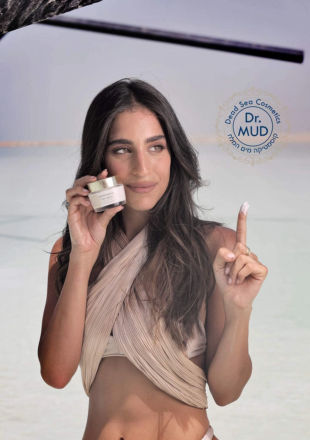 Dr. Mud Collagen Eye & Neck Cream – Daily Moisturizer Cream with Dead Sea Minerals, Hyaluronic Acid, Collagen & Natural Plant Extracts – Soothing and Firming Neck & Eye Cream for All Skin Types, 50ml