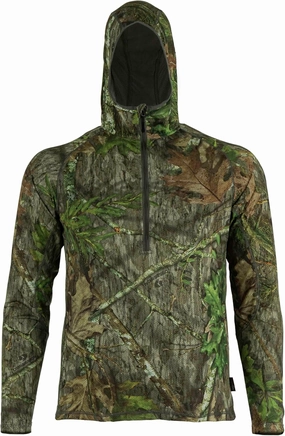 ElimiTick Lightweight AeroFlex Half Zip 4 Way Stretch Long Sleeve Shirt