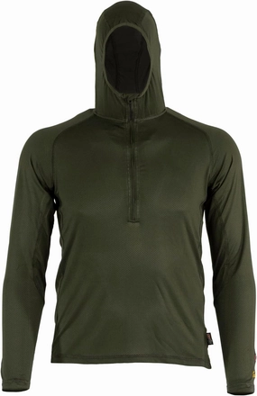 ElimiTick Lightweight AeroFlex Half Zip 4 Way Stretch Long Sleeve Shirt