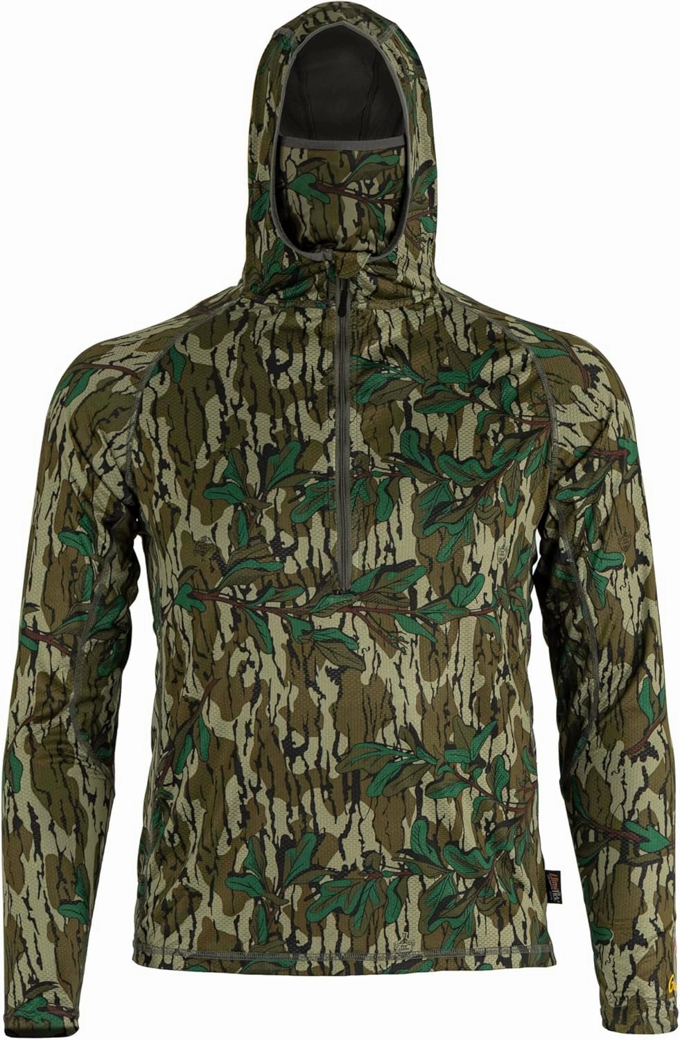 ElimiTick Lightweight AeroFlex Half Zip 4 Way Stretch Long Sleeve Shirt