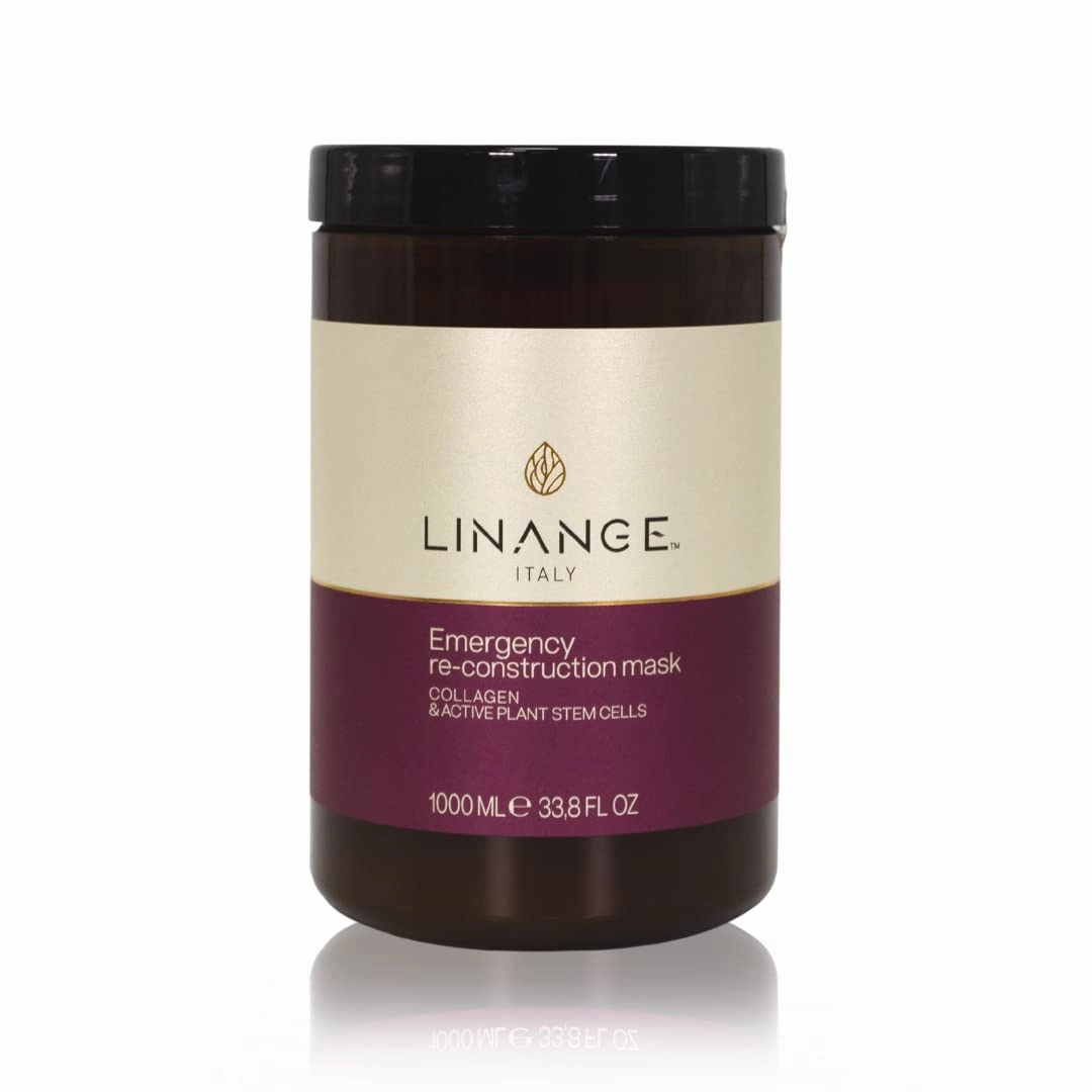 Emergency Reconstruction Mask for Very Damaged Hair - Nourishing Hair Treatment, 1000ml / 33.8 oz.