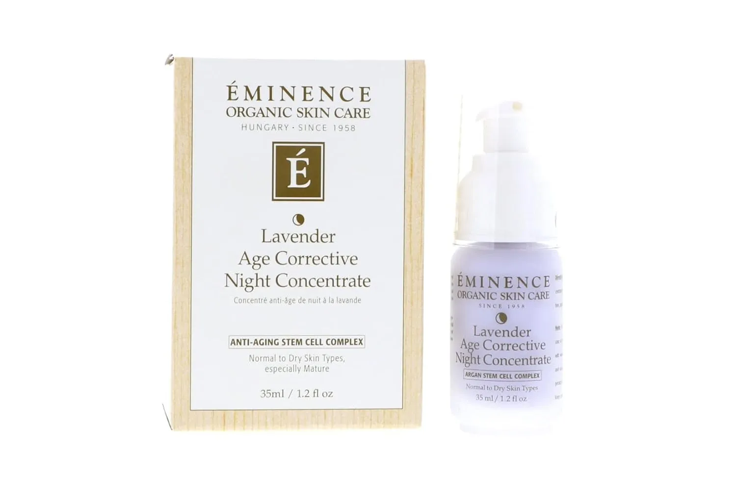 Eminence Lavender Age Corrective Night Concentrate 1.2 oz / 35 ml Skin Capital