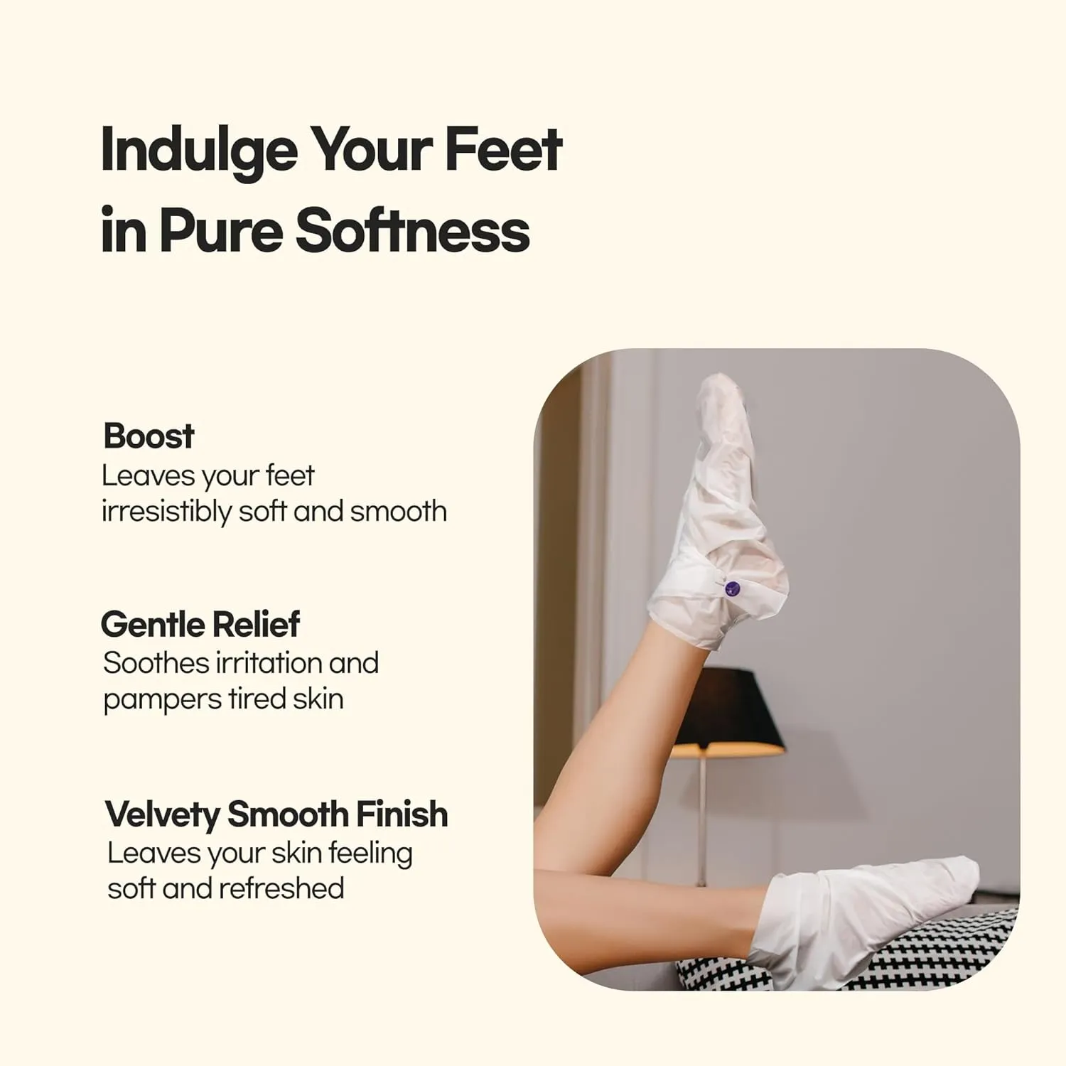 Epielle Hydrating Foot Masks, 6 Pairs Moisturizing Socks for Dry, Cracked Feet, Restores and Softens Skin with Jojoba Oil and Shea Butter, Korean Skincare, Mother's Day Gifts, Teacher's Appreciation