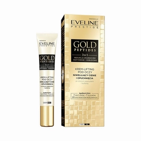 Eveline Cosmetics GOLD PEPTIDES EYE CREAM-LIFTING 20ML, 0.7 Fl Oz (Pack of 1)